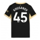 Manchester City Abdukodir Khusanov #45 Replike Gostujuci Dres za Ženska 2026-27 Kratak Rukav